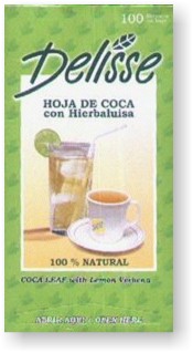 Delisse Coca Tea with Lemon Verbena (100 Tea Bags) - Click Image to Close